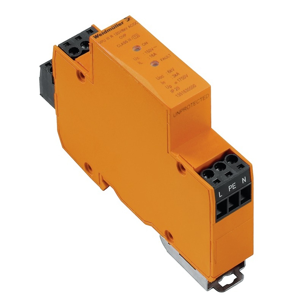 Weidmüller Überspannungsableiter 1351630000 Typ VPU III R 120V/6KV AC/DC