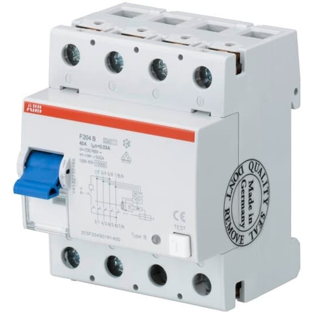 ABB Fehlerstrom Schutzschalter 2CSF204723R3000 Typ F204 B+ 100/0.3