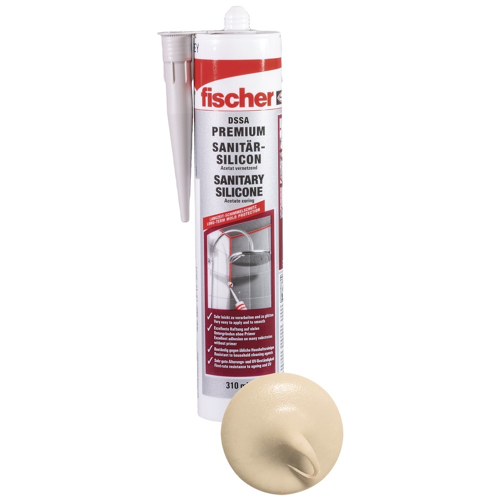 Fischer Sanitärsilicon 053103 Typ fischer DSSA BG SAN.SIL.310 D/GB
