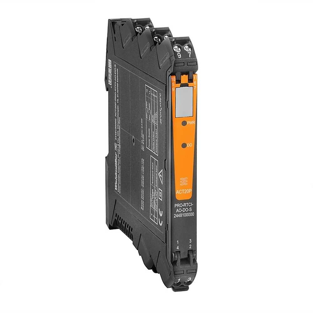 Weidmüller Signalwandler Trenner 1506210000 Typ ACT20P-2CI-2CO-12P-S