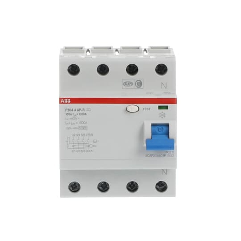 ABB Fehlerstrom Schutzschalter 2CSF204401R1900 Typ F204A-100/0,03AP-R