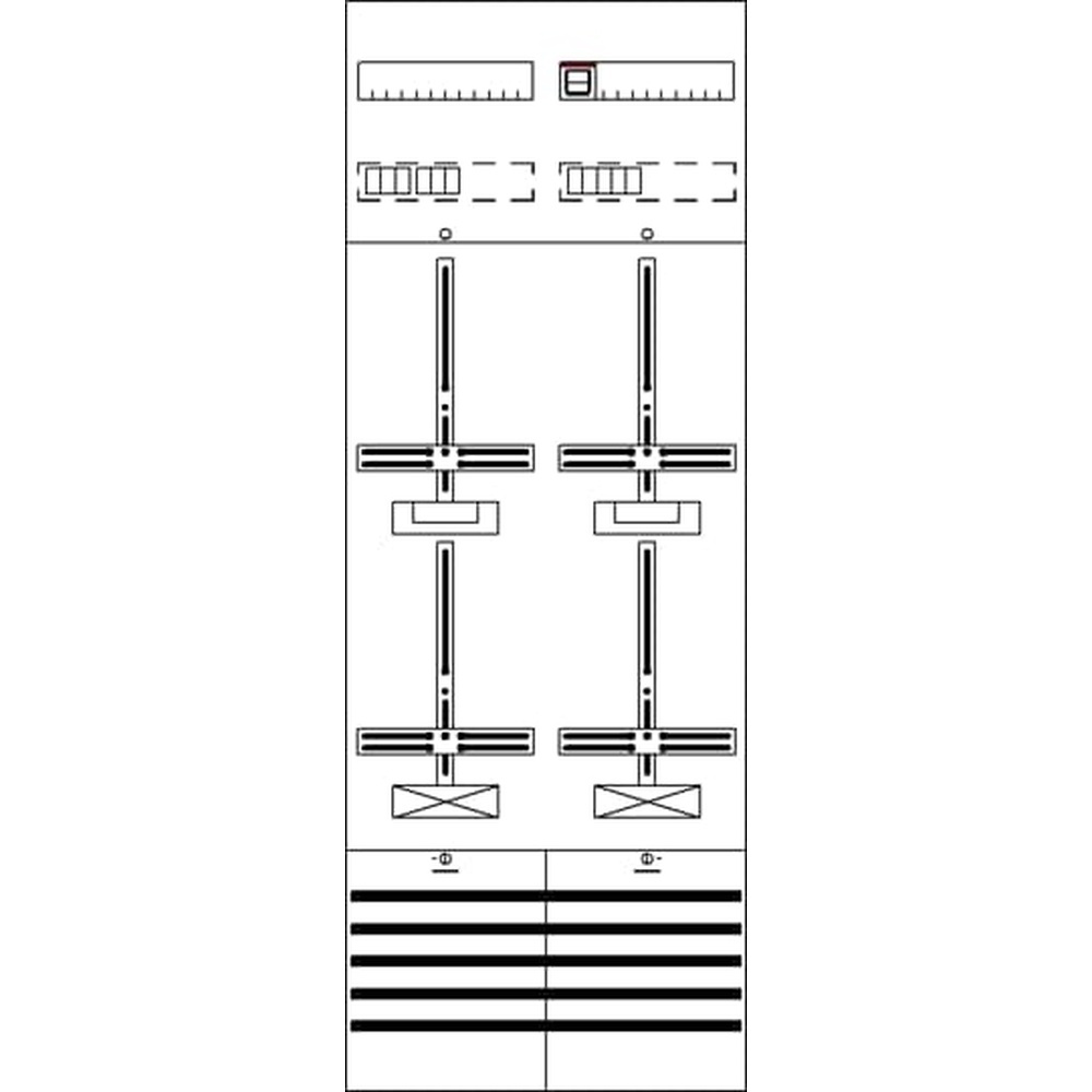 Striebel & John Zählerkomplettfeld 2CPX054190R9999 Typ DF29A2XXBM