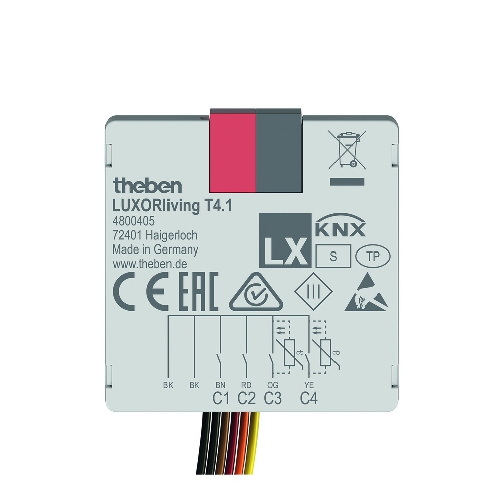Theben Tasterschnittstelle 4800405 Typ LUXORliving T4.1
