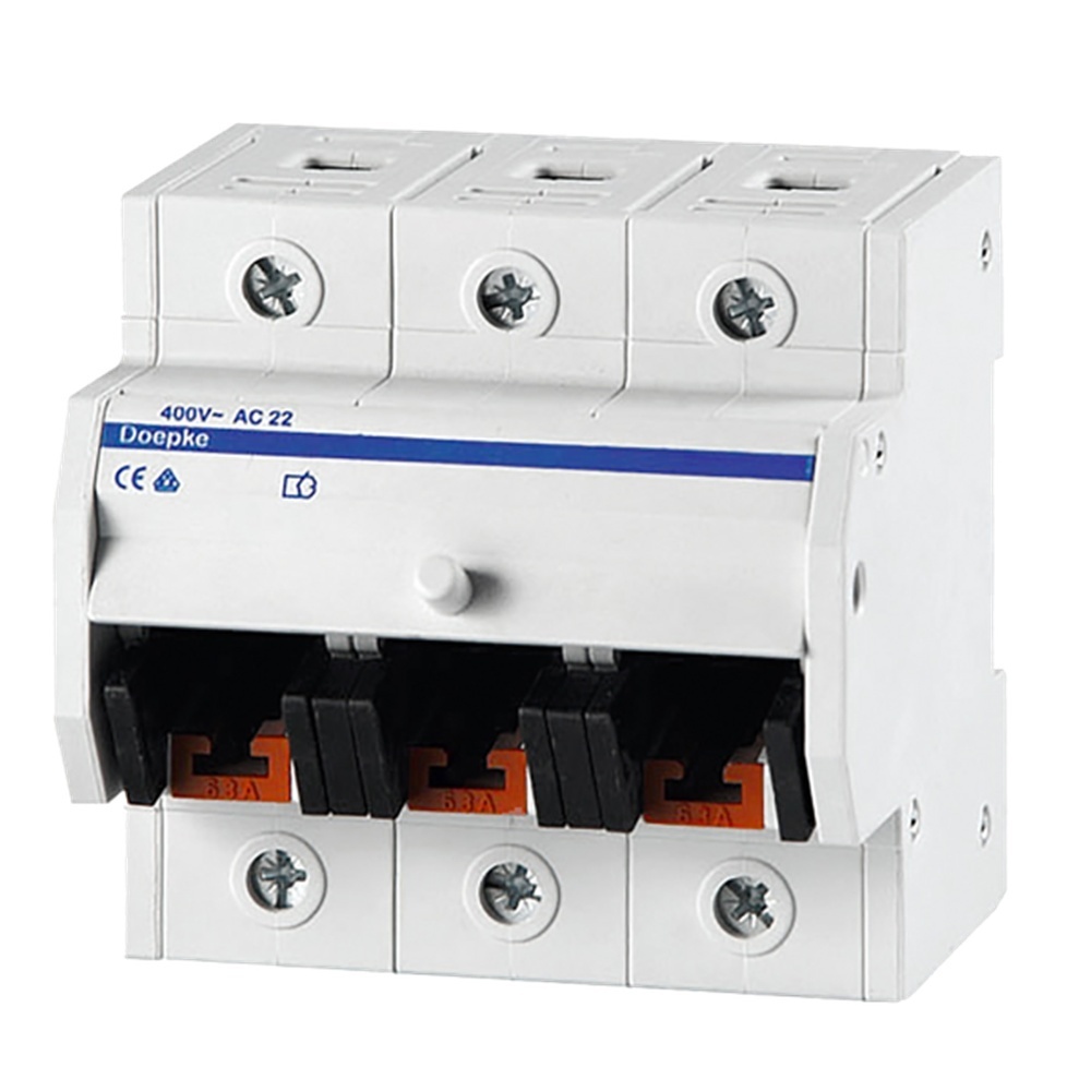 Doepke Sicherungslasttrennschalter 09980106 Typ D0-63A/3p Doepke Sicherungslasttrennschalter 09980106 Typ D0-63A/3p