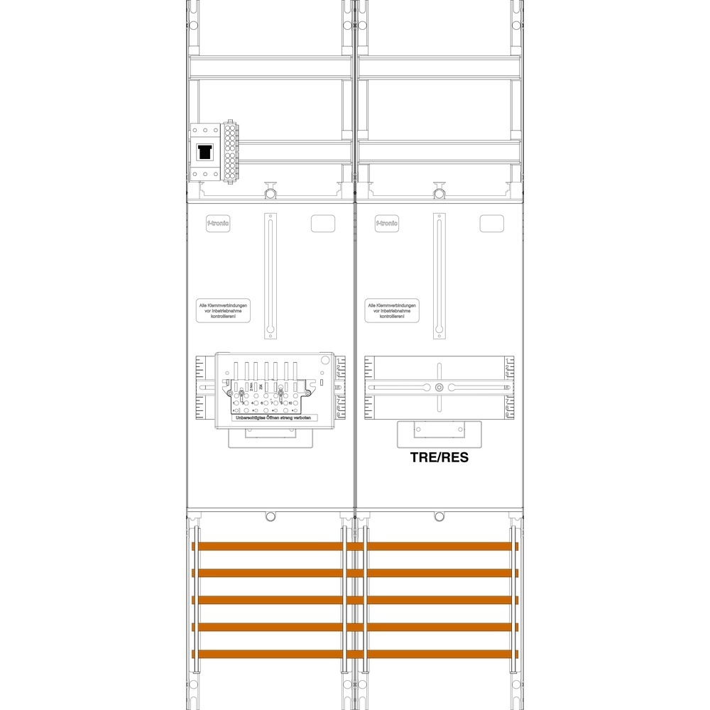 f-tronic Zählerfeld 7141502 Typ Z1BR1B-ZSK-HSP