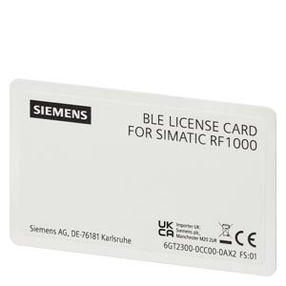 Siemens Lizenzkarte 6GT2300-0CC00-0AX2