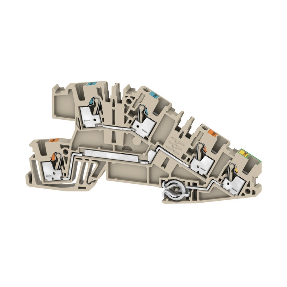 Weidmüller Installations Etagenklemme 2668940000 Typ AITB 2.5 BB N-L-PE