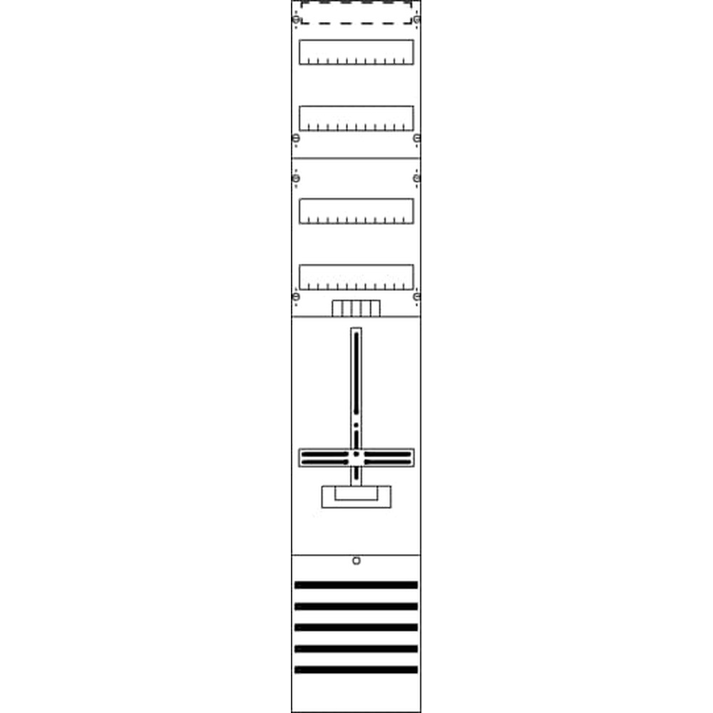 Striebel & John Zählerkomplettfeld 2CPX054086R9999 Typ DF19B1V