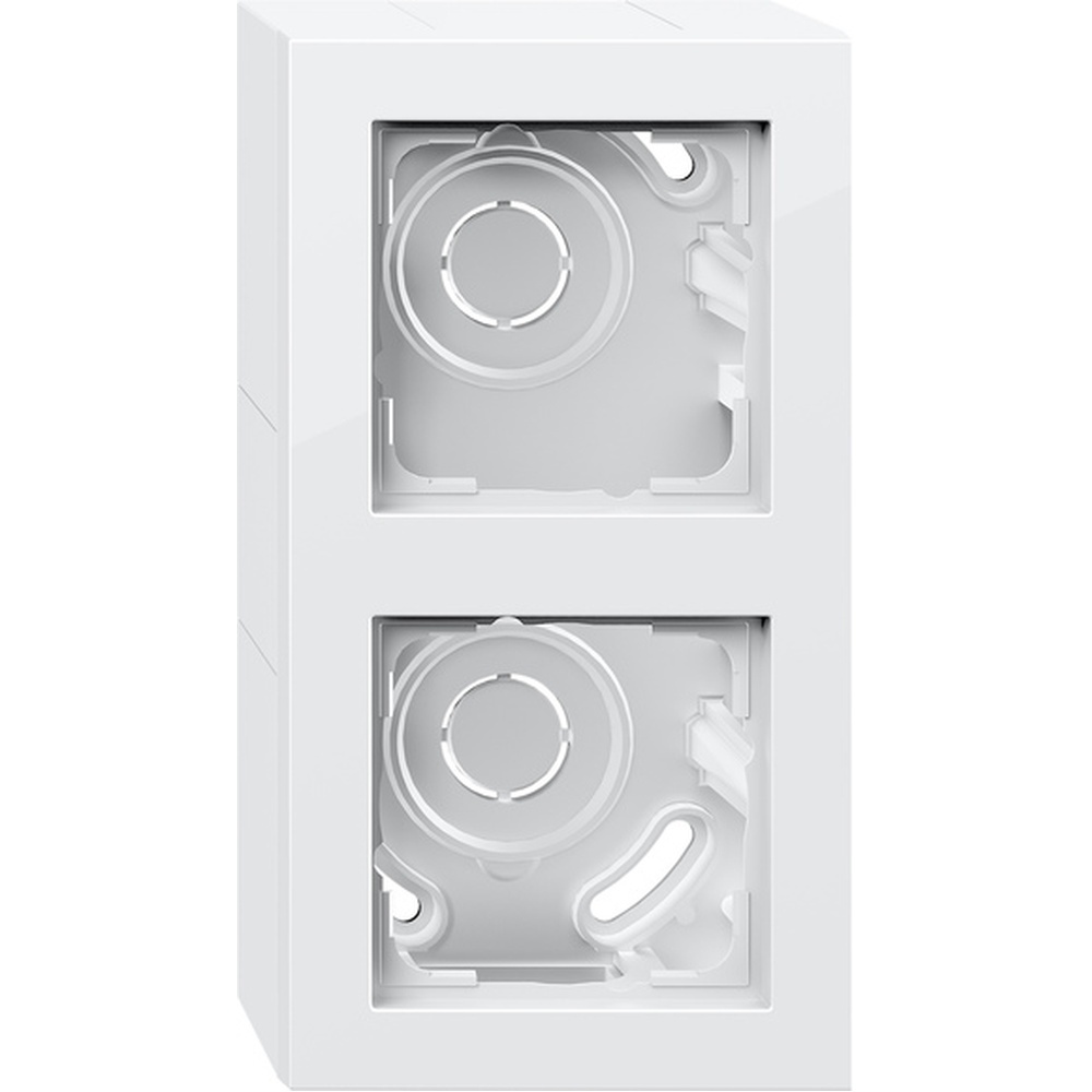 Gira AP Gehäuse 2fach u. Rahmen 106229
