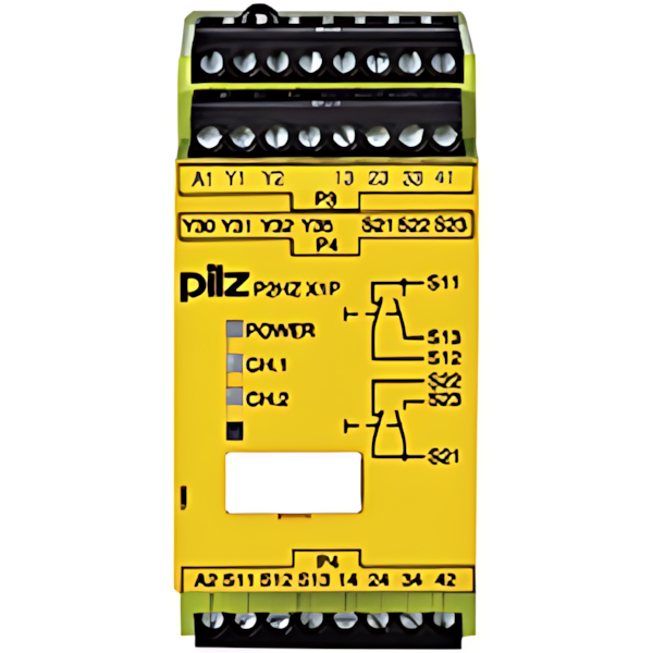 Pilz Sicherheitsschaltgerät 777340 Typ P2HZ X1P 24VDC 3n/o 1n/c 2so Pilz Sicherheitsschaltgerät 777340 Typ P2HZ X1P 24VDC 3n/o 1n/c 2so