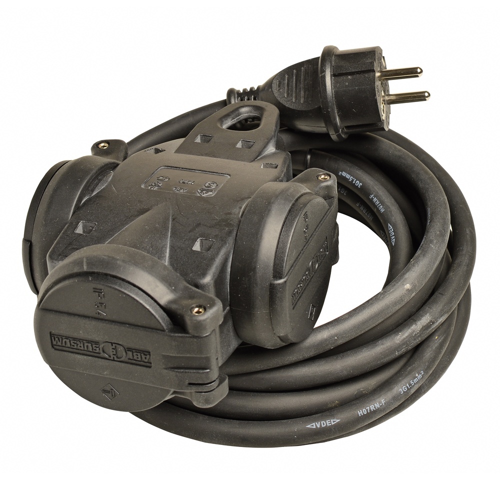 Walther-Werke 3fach Verteiler Steckdose 39100301045304