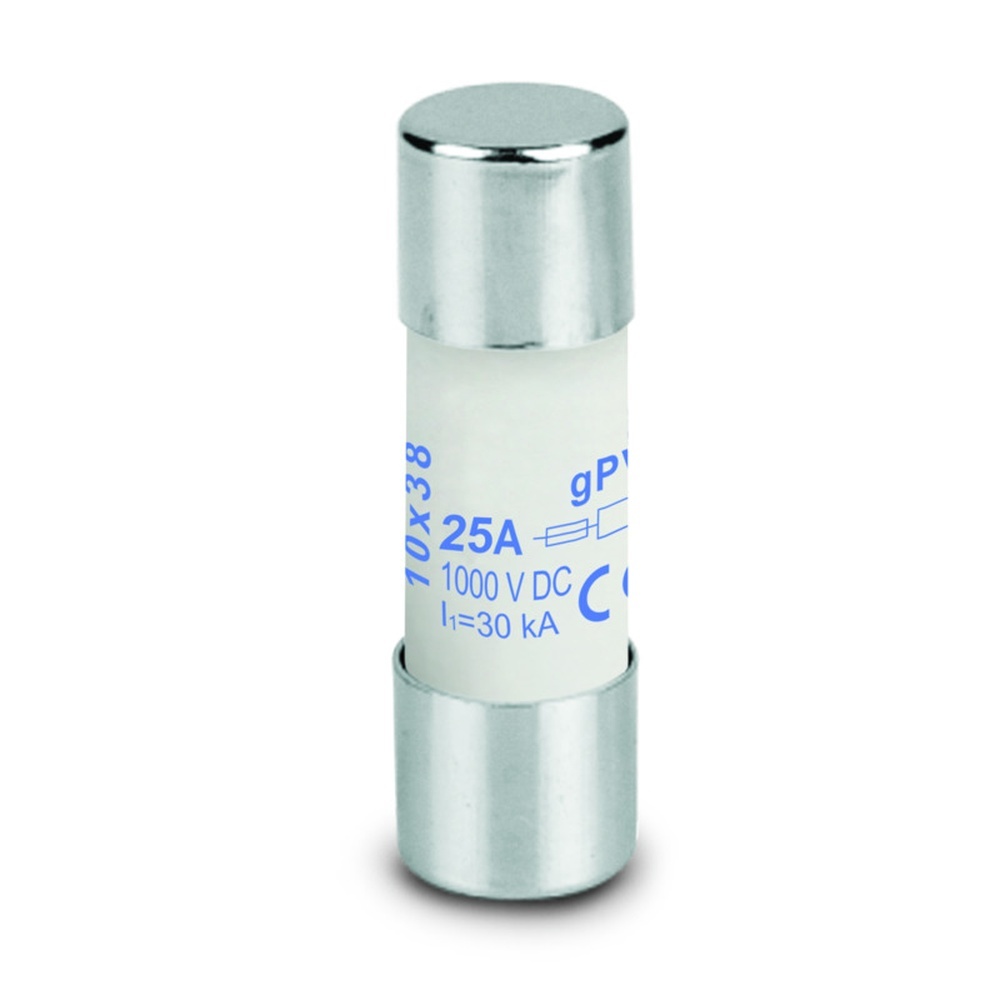 Weidmüller Zylindrischer Sicherungseinsatz 2827990000 Typ FUSE 10X38 25A 1000 VDC GPV S