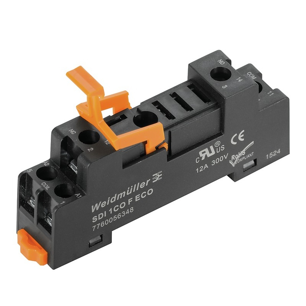 Weidmüller Relaissockel 7760056348 Typ SDI 1CO F ECO