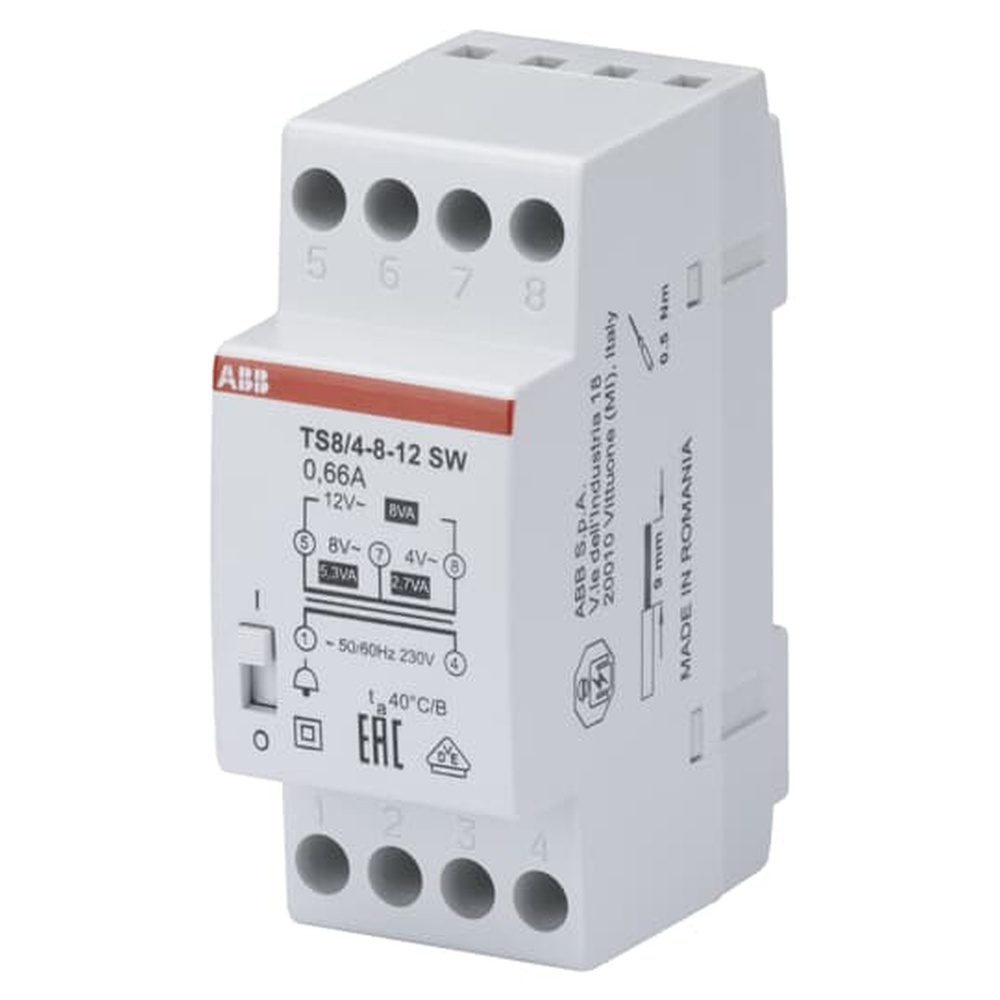 ABB Klingeltransformator 2CSM081022R0811 Typ TS8/4-8-12SW