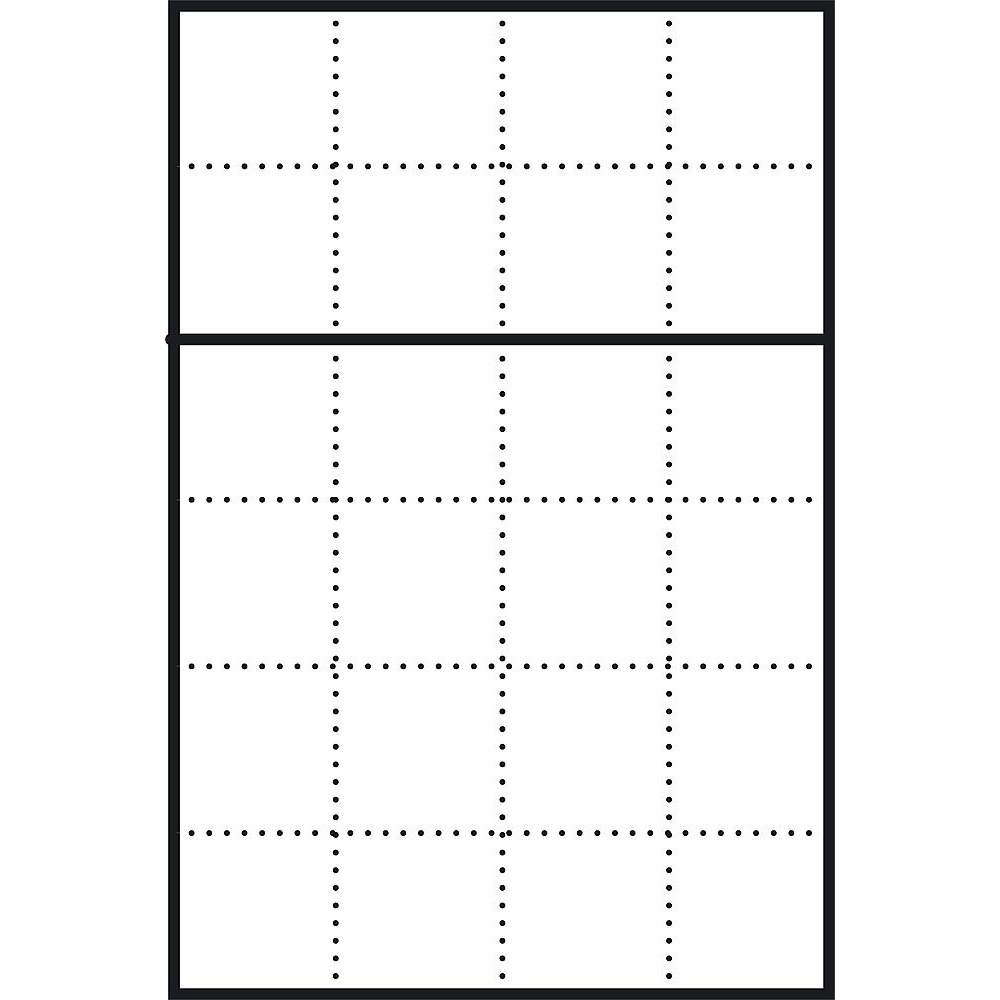 Siedle Briefkastenmodul 200023010-00 Typ BGA 611-4/6-0 W