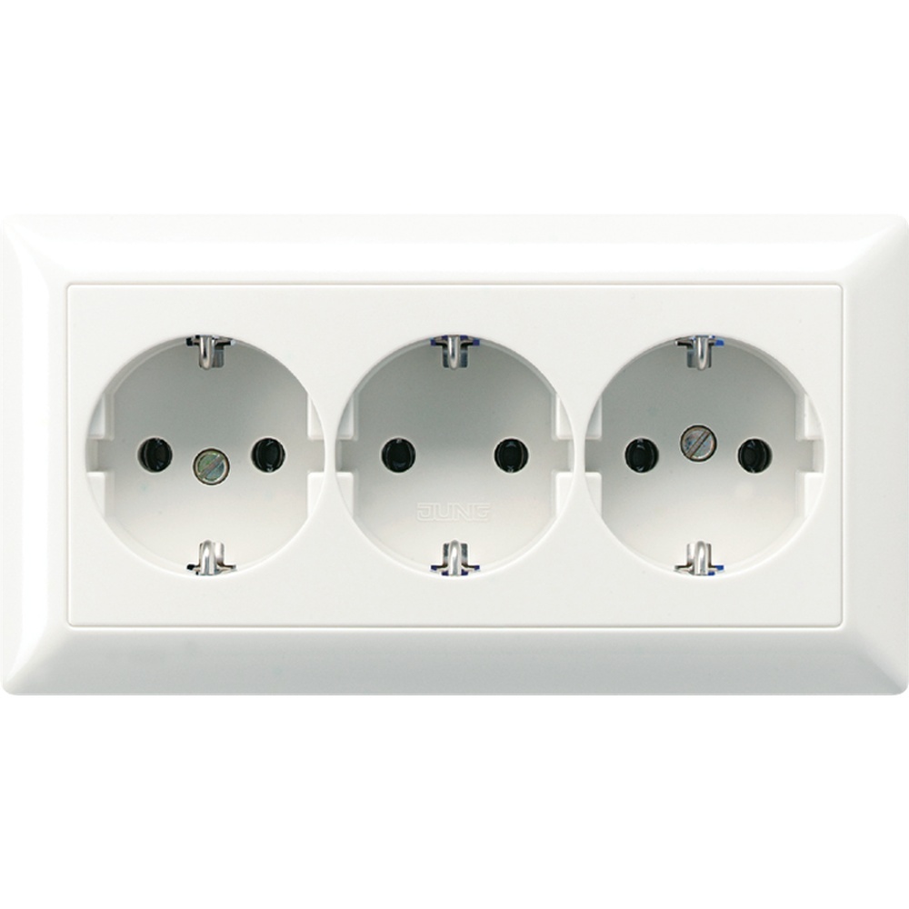 Jung Kabel Kanal Steckdose AS 523 WW