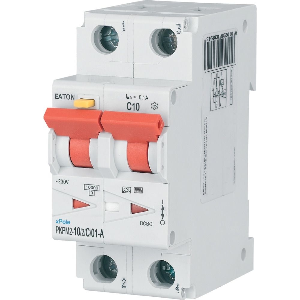 Eaton FI LS Schalter 108117 Typ PKPM2-10/2/C/01-A