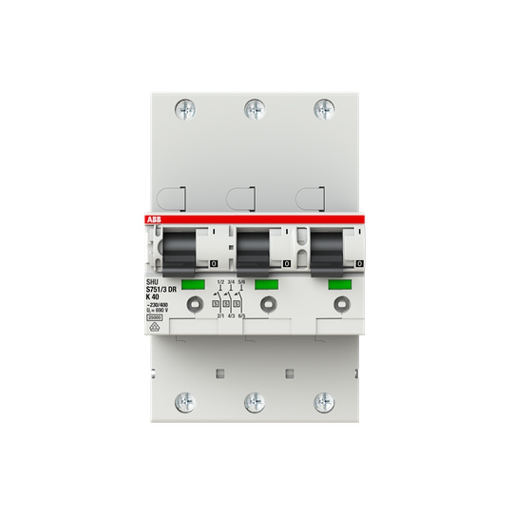 ABB Selektiver Hauptleitungsschutzschalter 2CDH781001R2547 Typ S751/3DR-K35