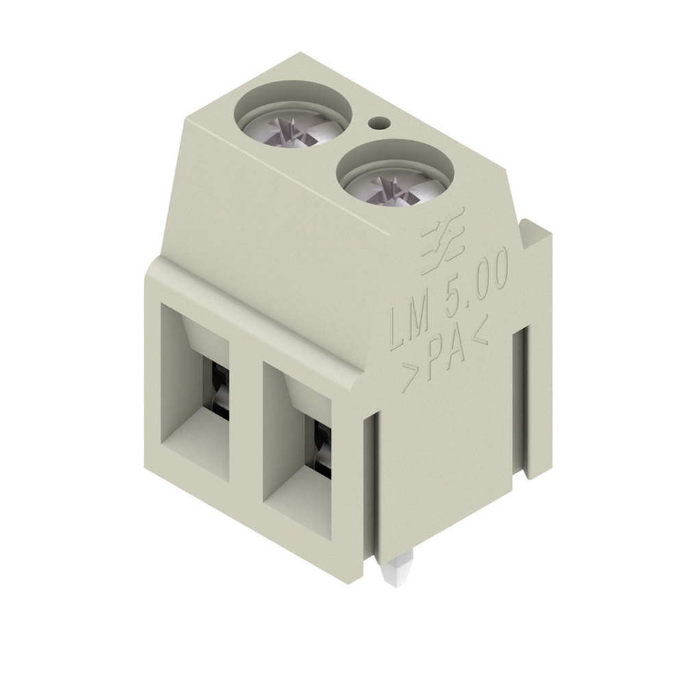 Weidmüller Leiterplattenklemme 1913110000 Typ LM 5.00/02/90 3.5SN GY BX