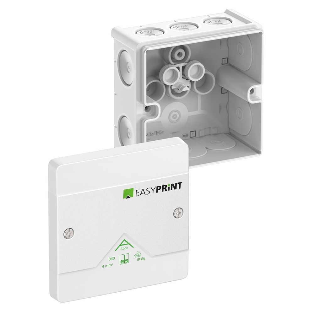 Spelsberg Abzweigkasten 804100EP Typ Abox 040-L/w EasyPrint Spelsberg Abzweigkasten 804100EP Typ Abox 040-L/w EasyPrint