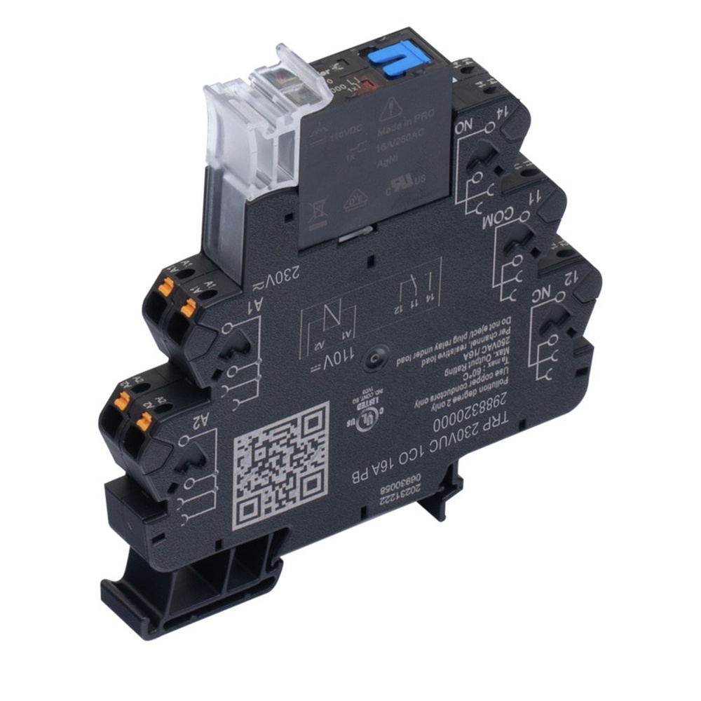 Weidmüller Koppelrelais 2988320000 Typ TRP 230VUC 1CO 16A PB