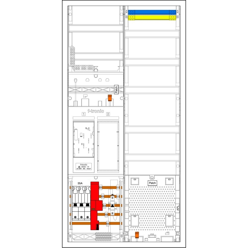 f-tronic Komplettschrank 7195141 Typ EHZ721APZ35B10ÜS