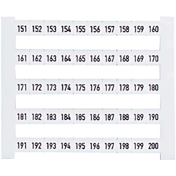 Pilz Klemmbezeichnungsschilder 312962 Typ PSSu A LA4 (10x50 pcs.)
