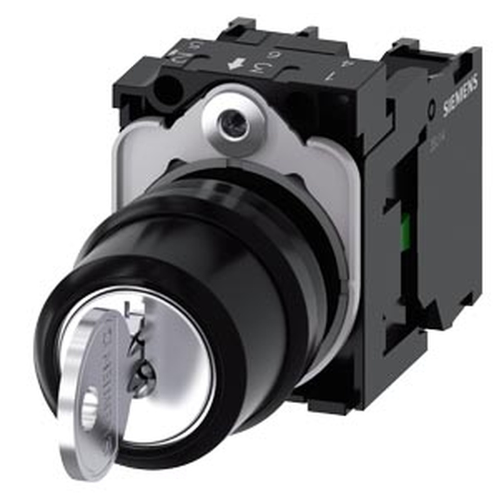 Siemens Schlüsselschalter 3SU1100-4BL11-1NA0