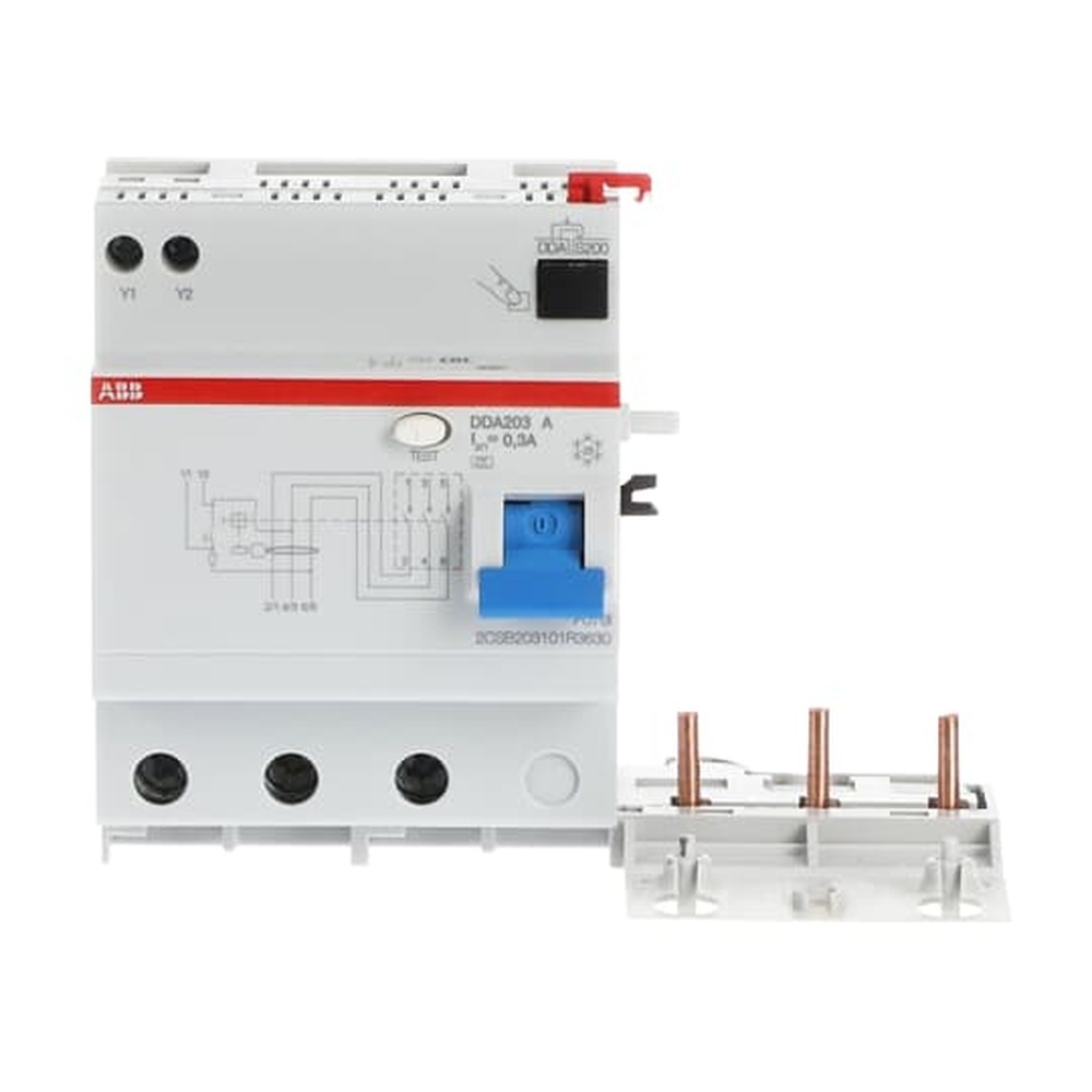 ABB Fehlerstromschutzblock 2CSB203101R3630 Typ DDA203A-63/0,3