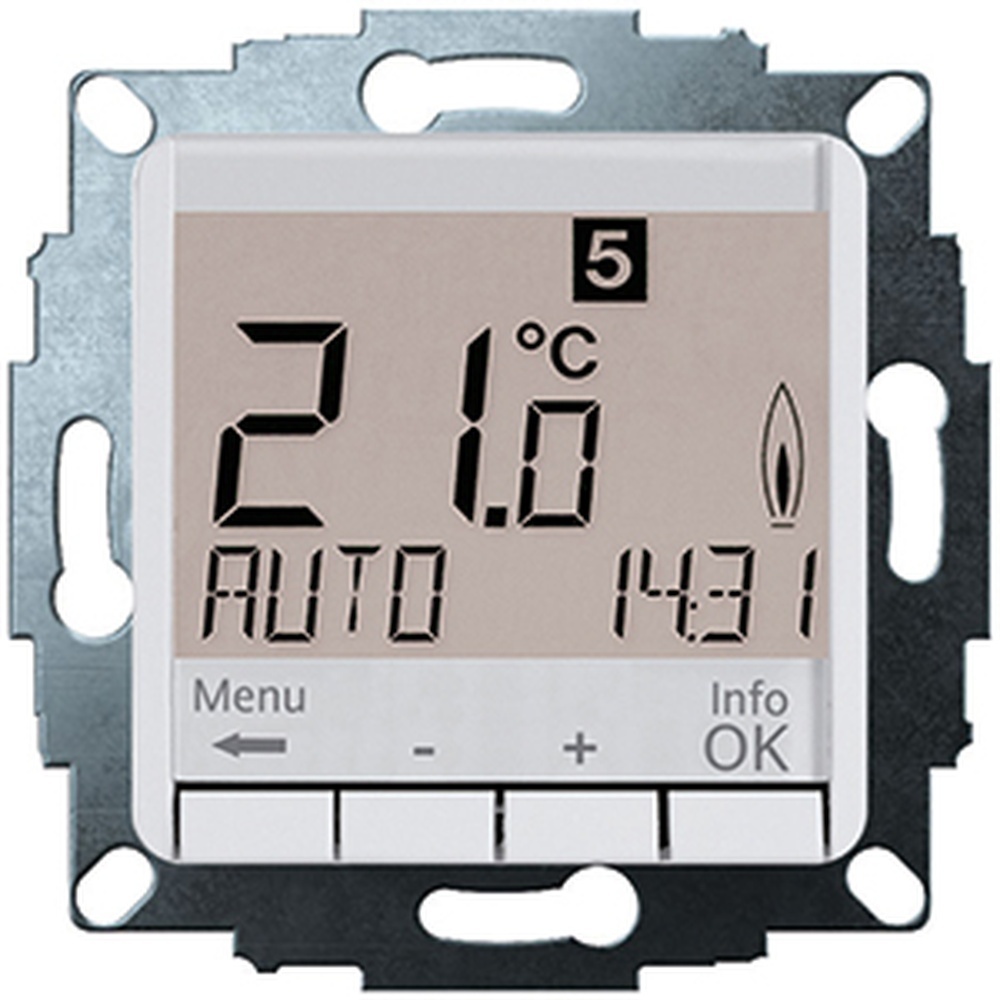 Eberle UP Uhrenthermostat UTE 4800 / weiß Nr. 527820455103