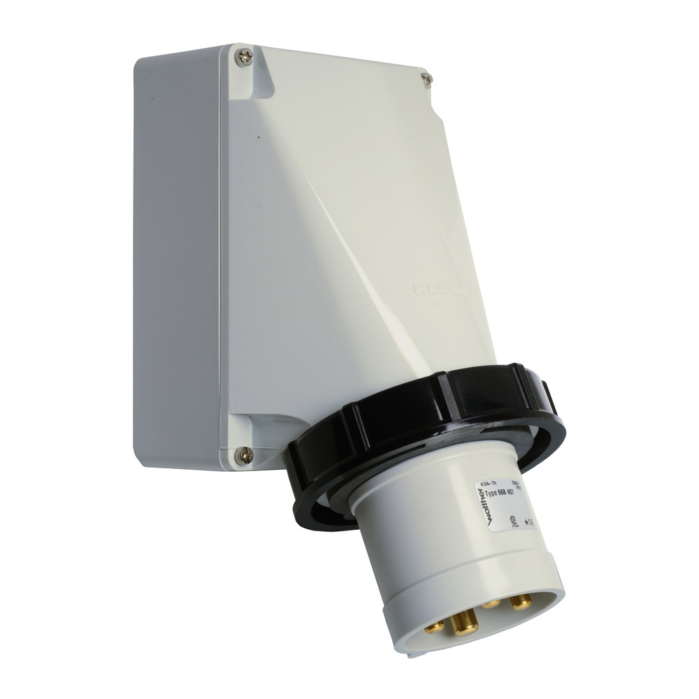 Walther-Werke Wasserdichter Wandgerätestecker 668407