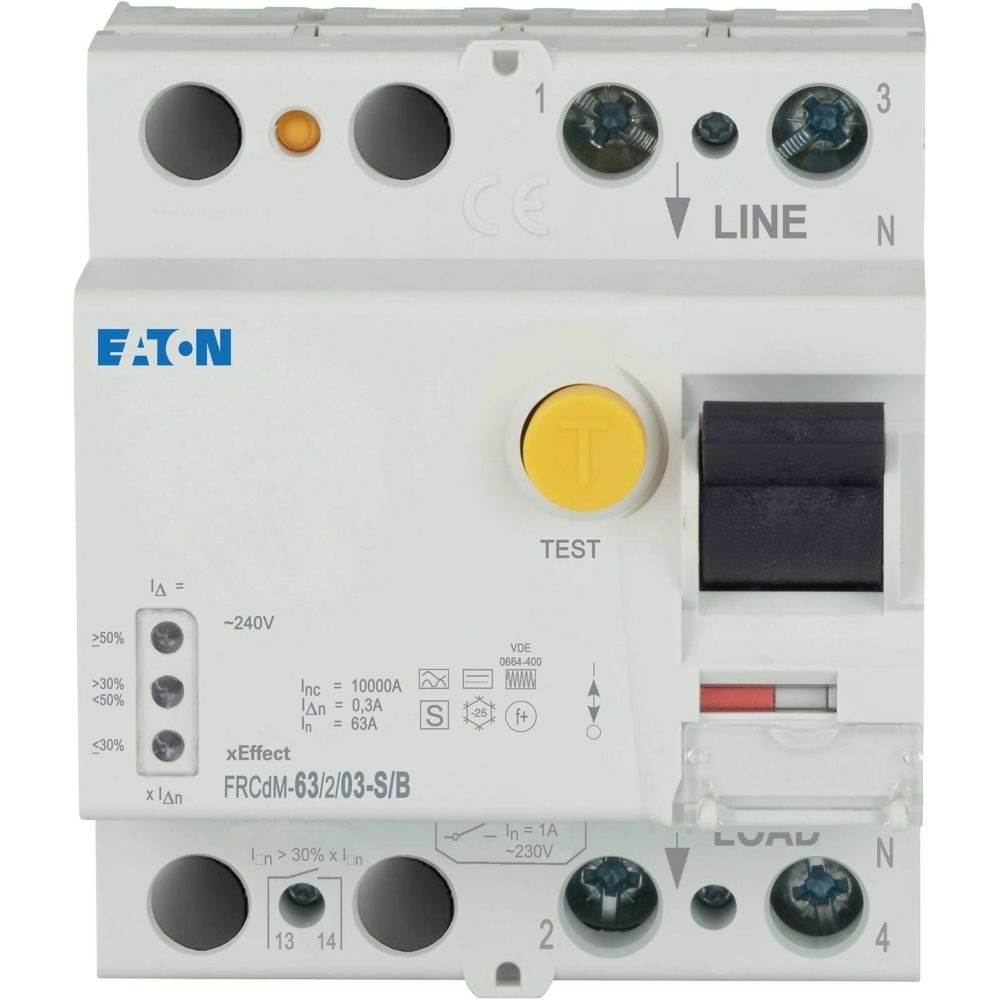 Eaton Digitaler FI Schalter 302637 Typ FRCdM-63/2/03-S/B