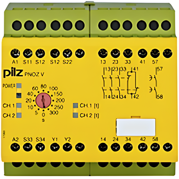 Pilz Sicherheitsschaltgerät 774791 Typ PNOZ V 300s 24VDC 3n/o 1n/c 1n/o t