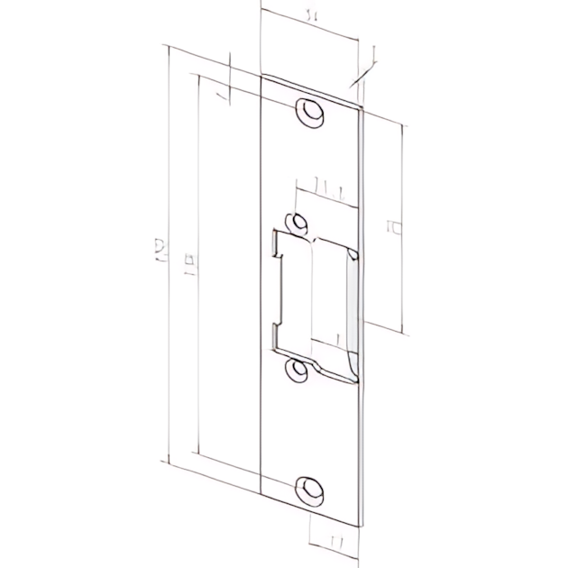 Assa Abloy Schließblech -------26240-01