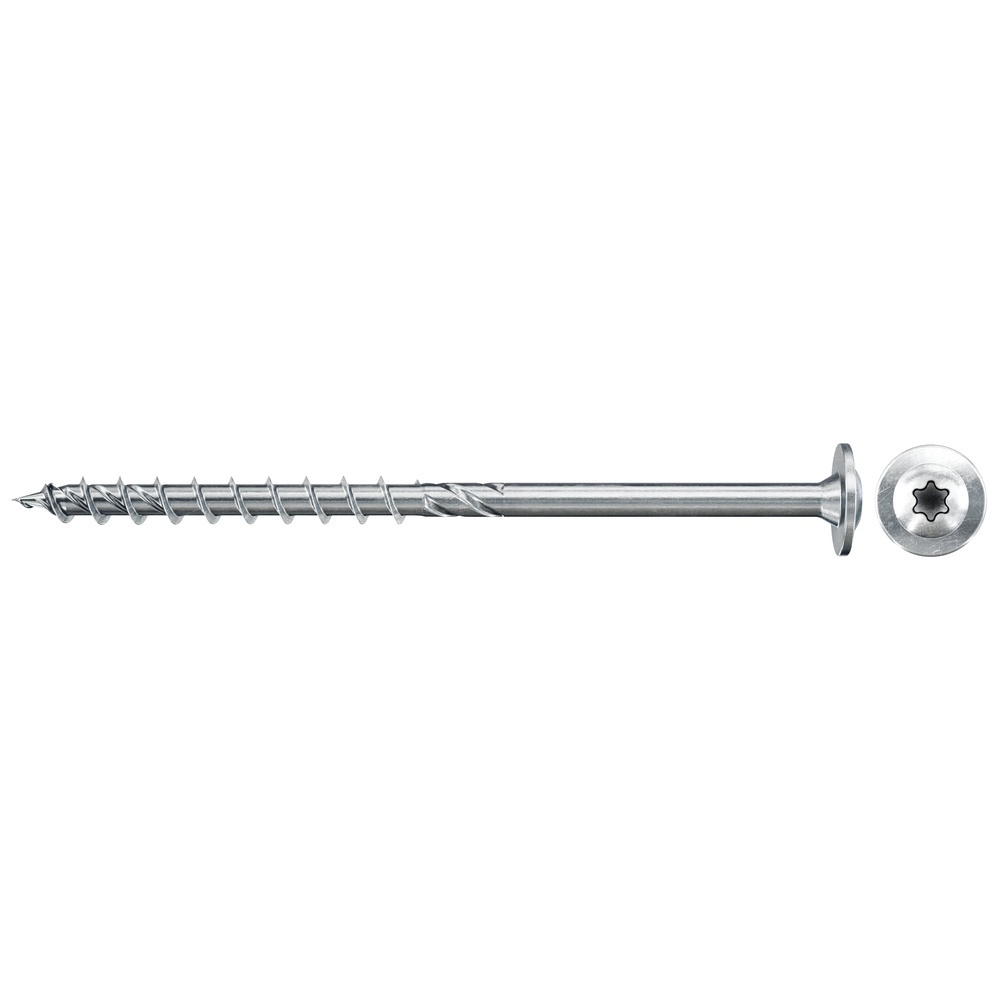 Fischer Passivierte Schraube 561794 Typ FPF II WTP 6,0x60 BC 100 SCHRAUBE