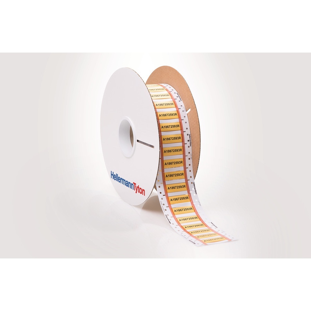 Hellermann Schrumpfschlauchmarkierer 533-65022 Typ TLFD48DS-1X50YE PO-X YE 5000