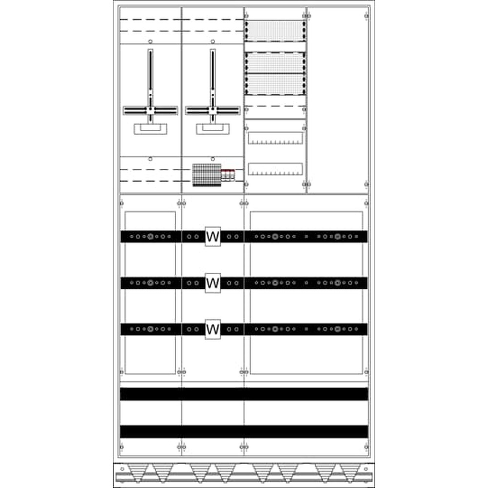 Striebel & John Mess Wandlerschrank 2CPX056080R9999 Typ WX42K1L