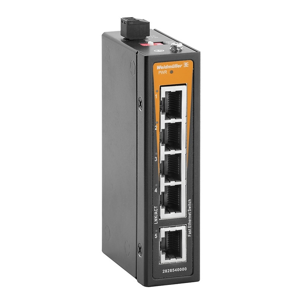 Weidmüller Netzwerk Switch 2828540000 Typ IE-SW-ELB-05-5TX