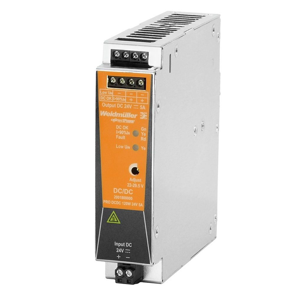 Weidmüller Wandler 2001800000 Typ PRO DCDC 120W 24V 5A