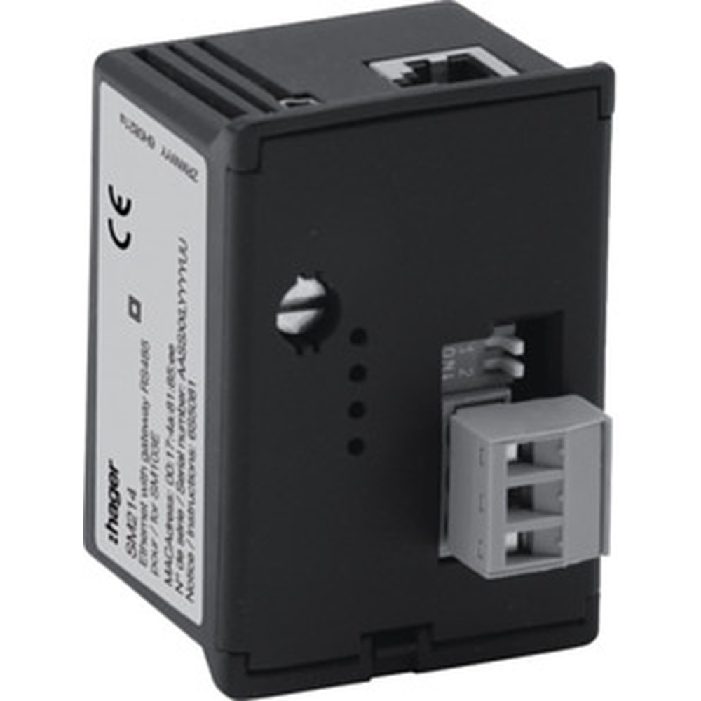 Hager Modul Ethernet+RS485 Jbus/Modbus SM214 Hager Modul Ethernet+RS485 Jbus/Modbus SM214