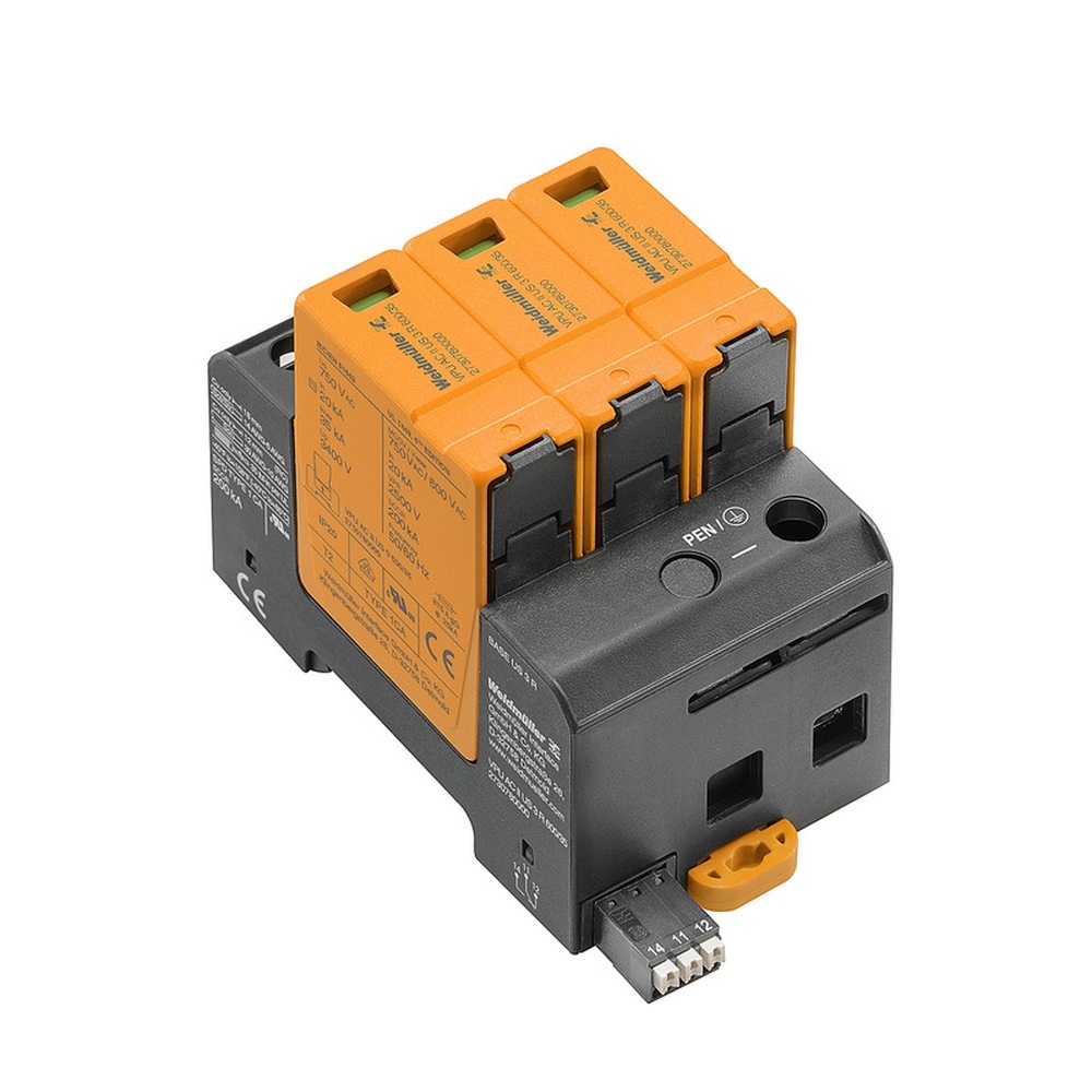 Weidmüller Überspannungsableiter 2730780000 Typ VPU AC II US 3 R 600/35
