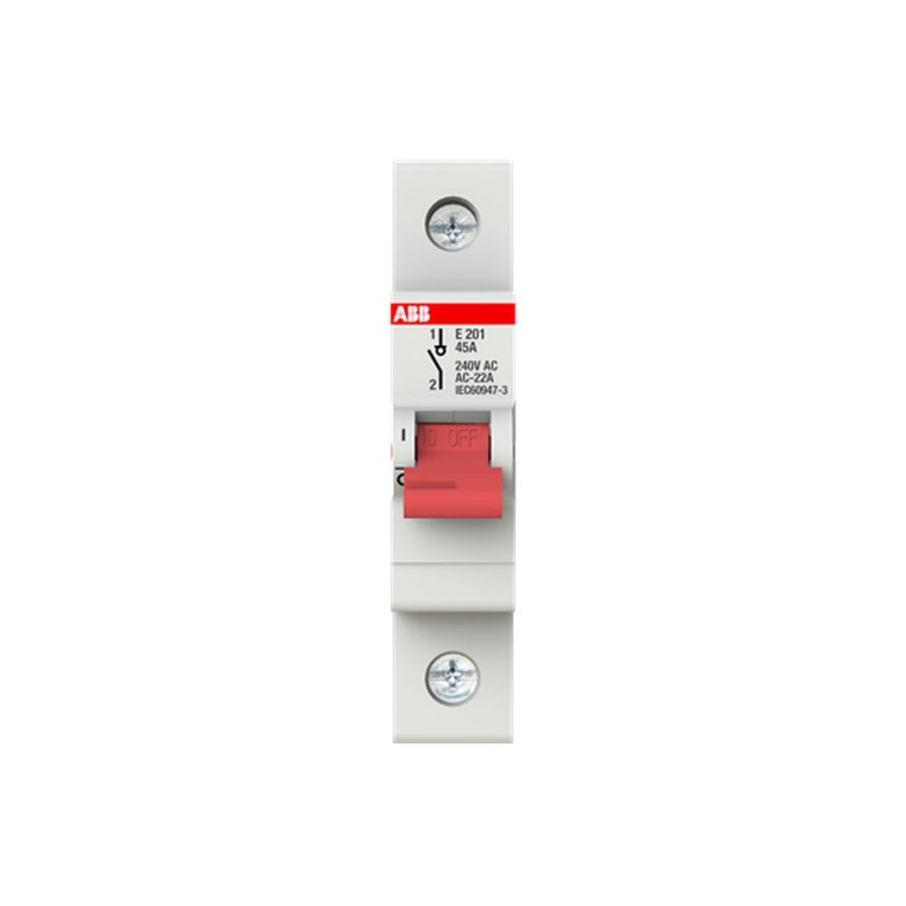 ABB Schalter für Reiheneinbau 2CDE281001R1045 Typ E201/45G