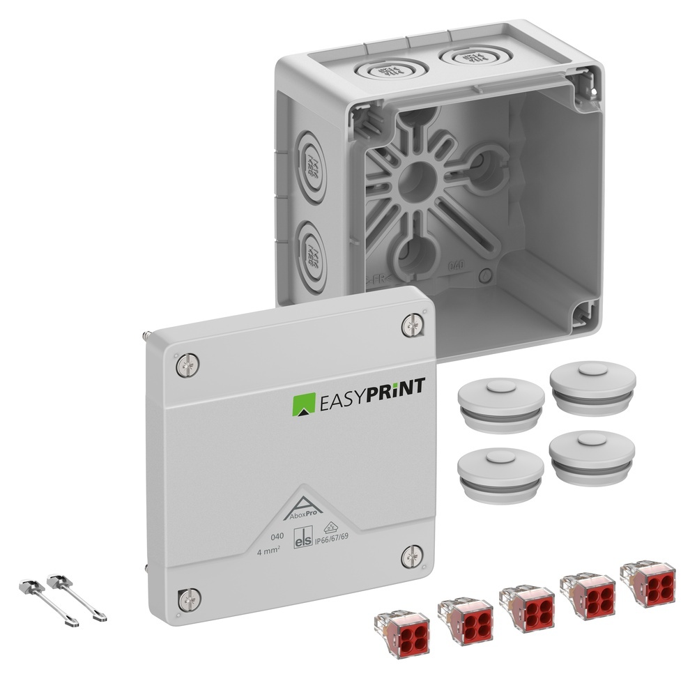 Spelsberg Abzweigkasten 404420EP Typ Abox Pro 040-4² EasyPrint Spelsberg Abzweigkasten 404420EP Typ Abox Pro 040-4² EasyPrint