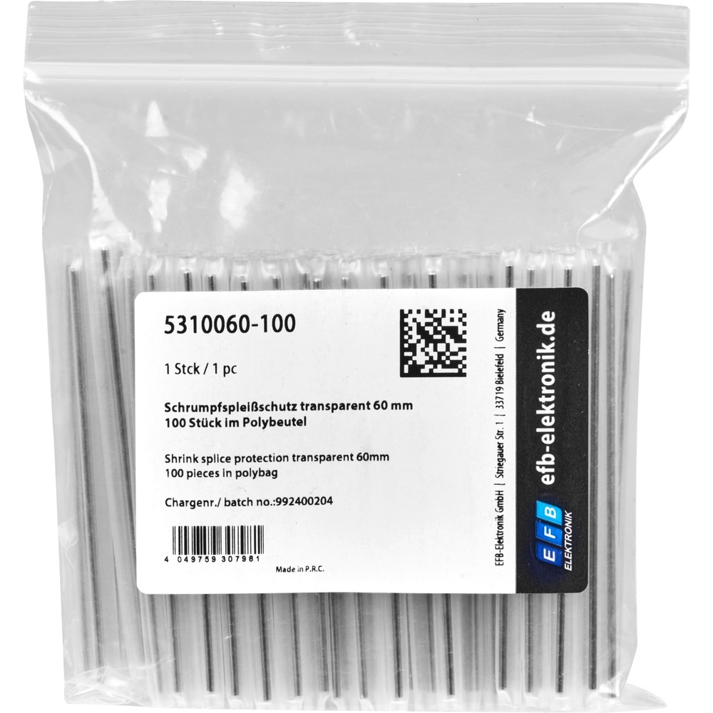 EFB Elektronik Schrumpfspleißschutz 5310060-100 EFB Elektronik Schrumpfspleißschutz 5310060-100
