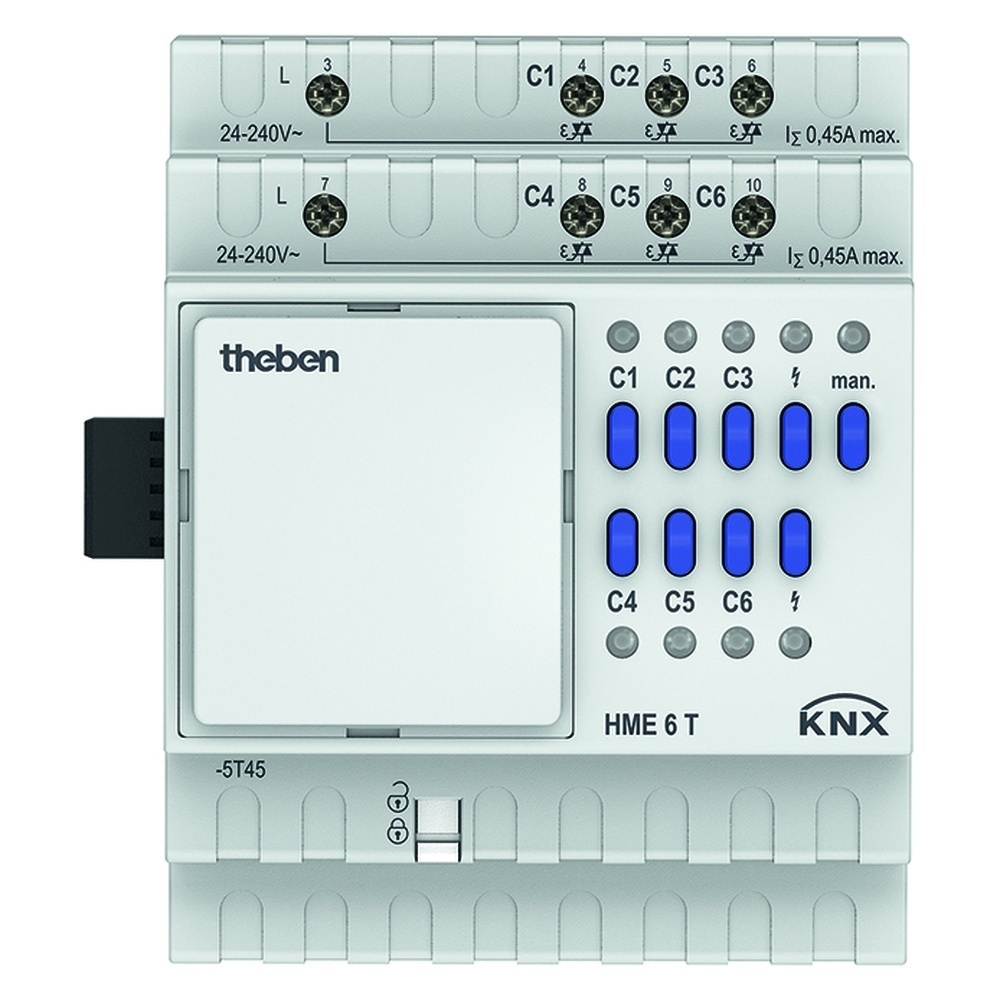 Theben KNX Heizungsaktor 4930245 Typ HME 6 T KNX