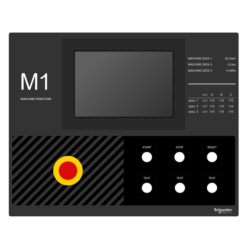 Schneider Electric Beschriftungsfeld ZBYLECUST12