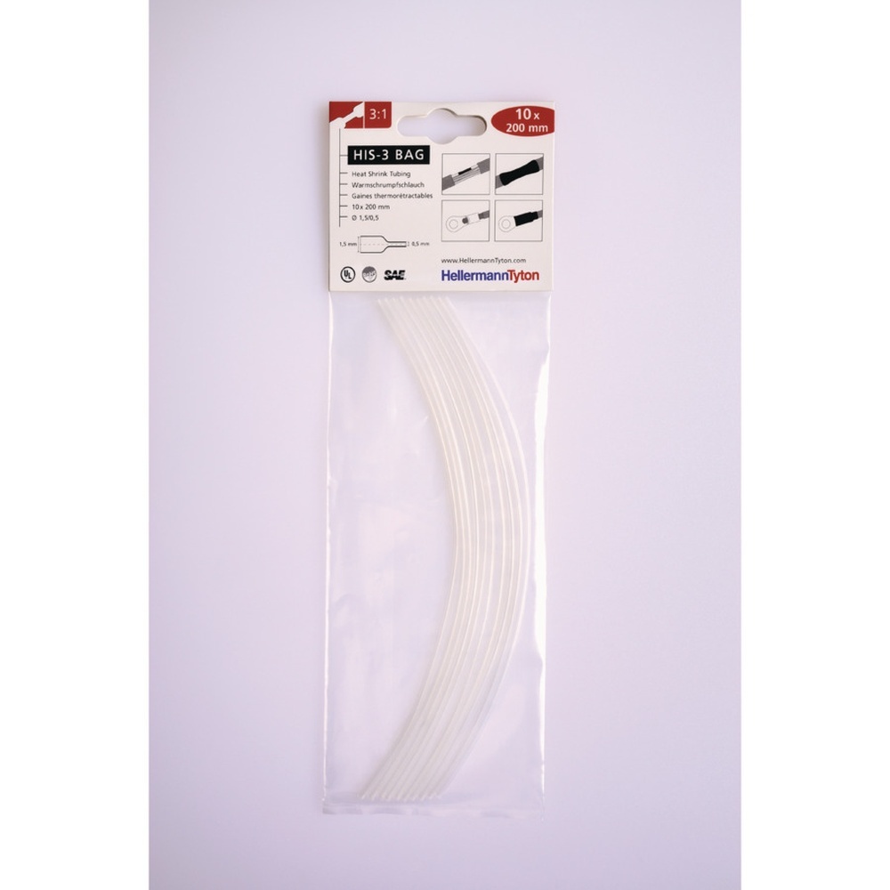 Hellermann Warmschrumpfschlauch 308-30164 Typ HIS-3-BAG-1.5/0.5 PO-X CL 10