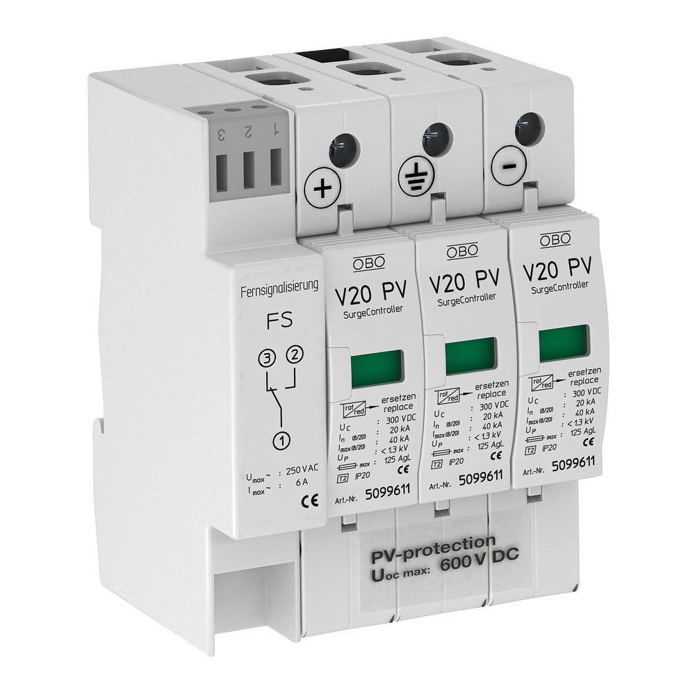OBO Bettermann Surge Controller 5094576 Typ V20-C 3PHFS-600