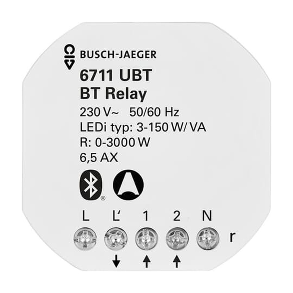Busch-Jaeger Bluetooth Relaiseinsatz 6711 UBT Nr. 2CKA006710A0025 Busch-Jaeger Bluetooth Relaiseinsatz 6711 UBT Nr. 2CKA006710A0025