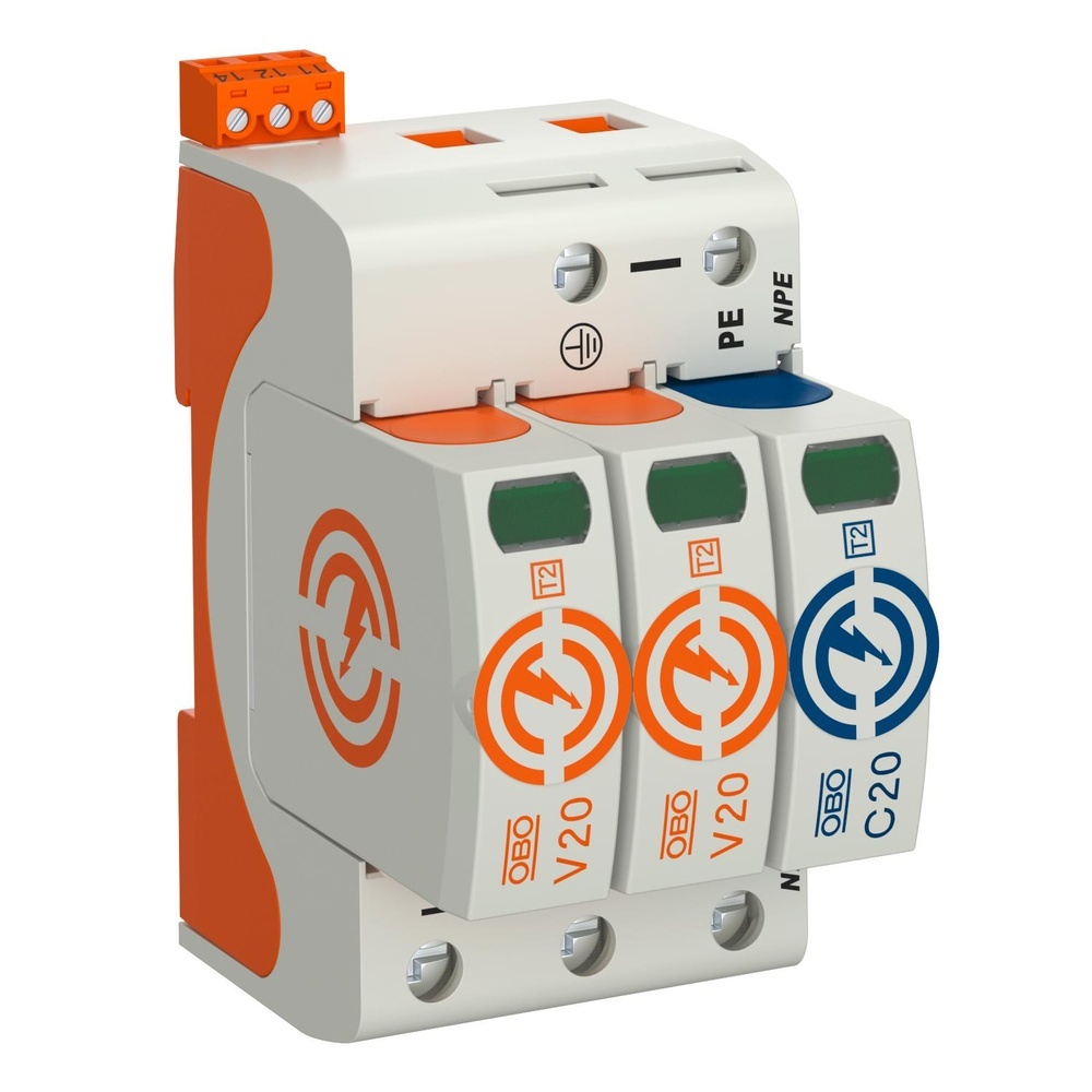 OBO Bettermann Surge Controller 5095332 Typ V20-2+NPE+FS-280